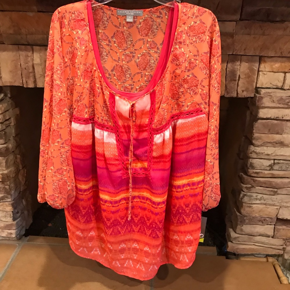 Plus size blouse